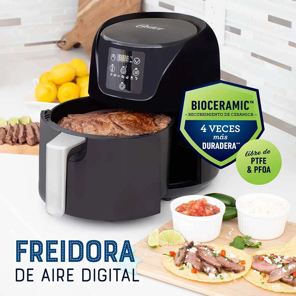 Freidora De Aire Digital Oster® De 4 Litros CKSTAF40D - Perú Click